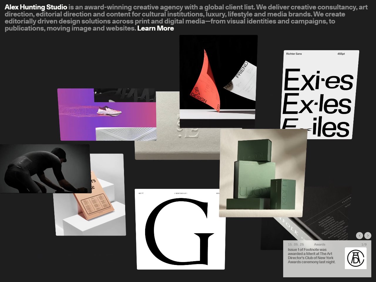 Screenshot of Alex Hunting