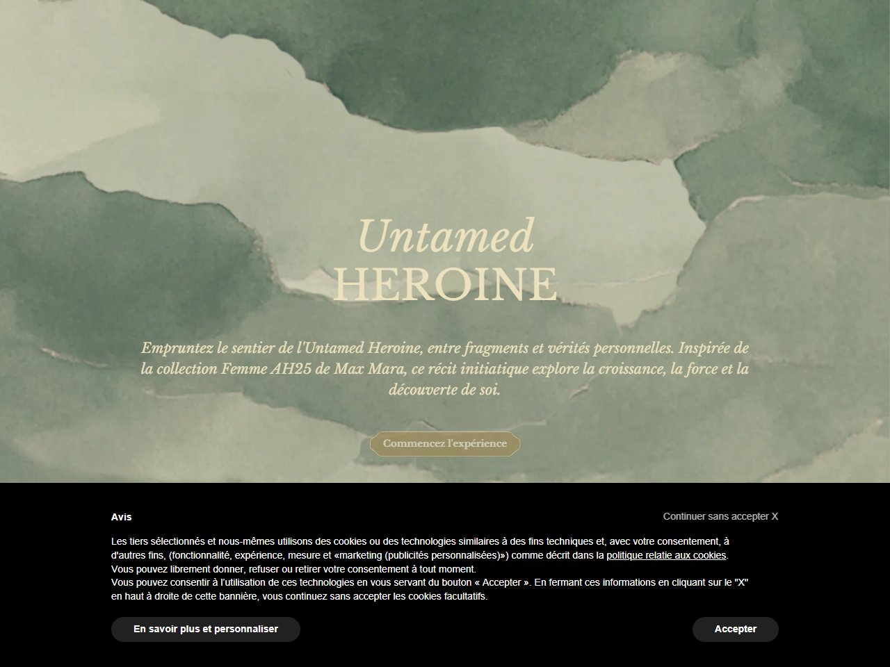 Screenshot of Max Mara Game