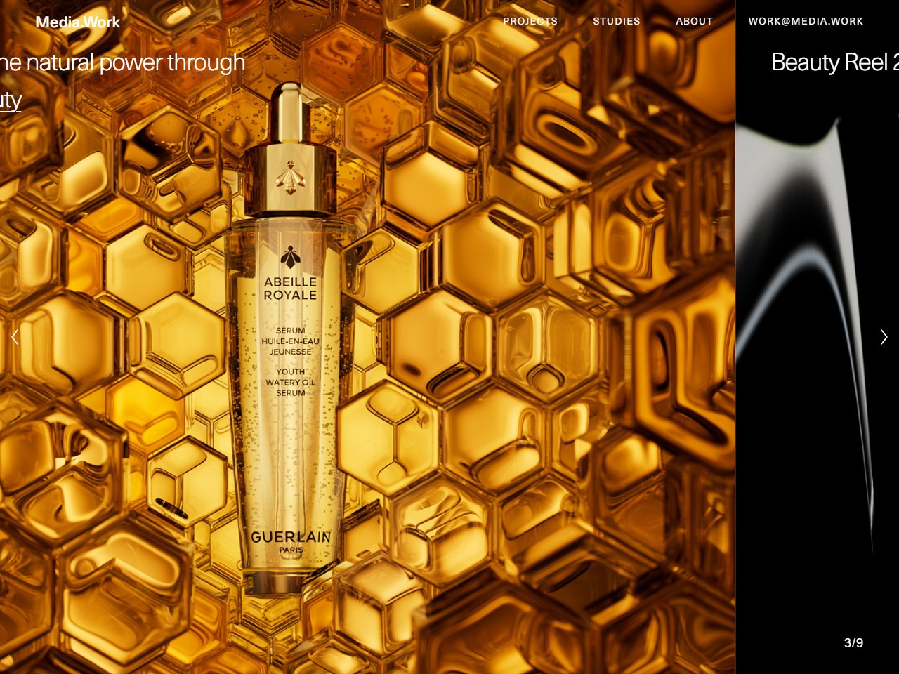 Screenshot of Media Work