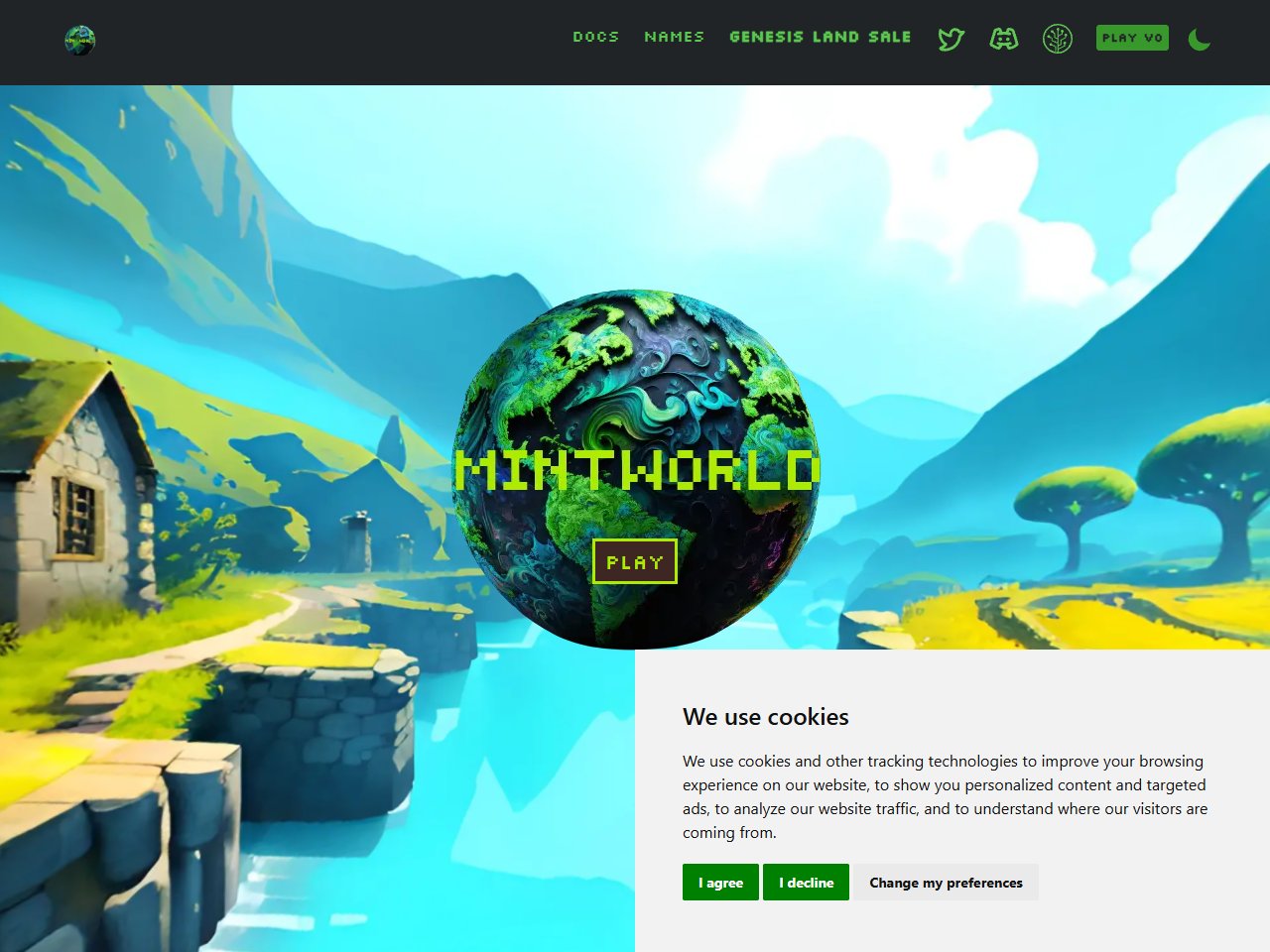 Screenshot of Mint World