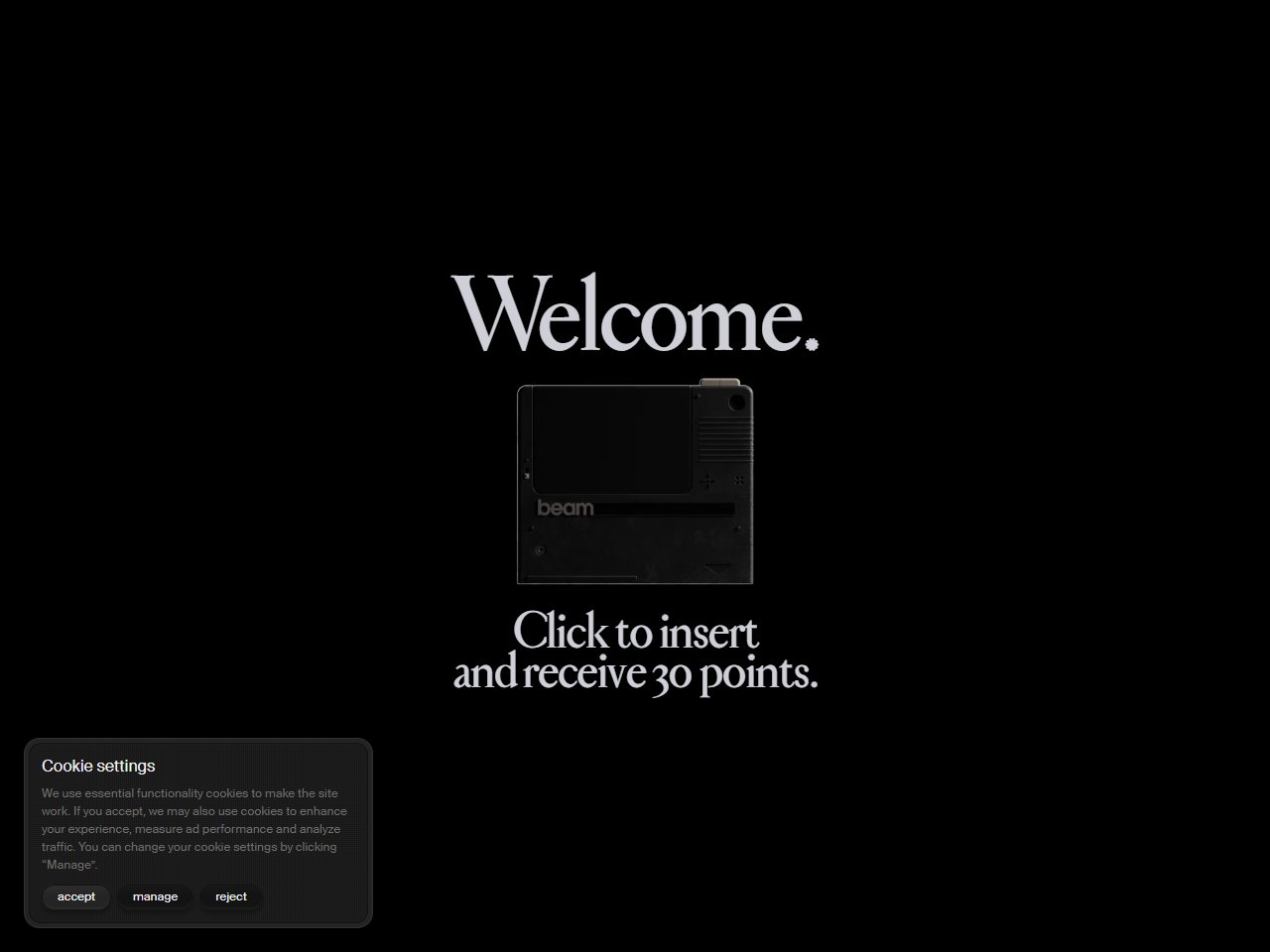 Screenshot of Beam Gaming