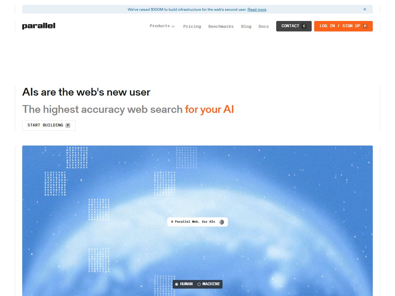 Screenshot of Parallel AI