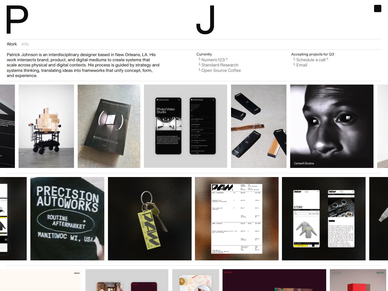 Screenshot of Patrick Johnson