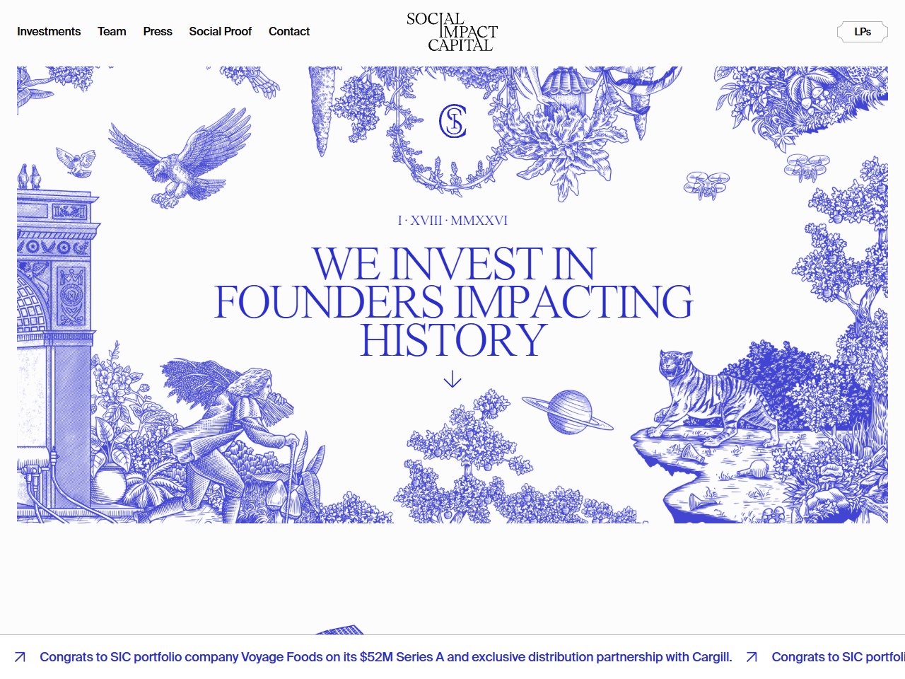 Screenshot of Social Impact Capital