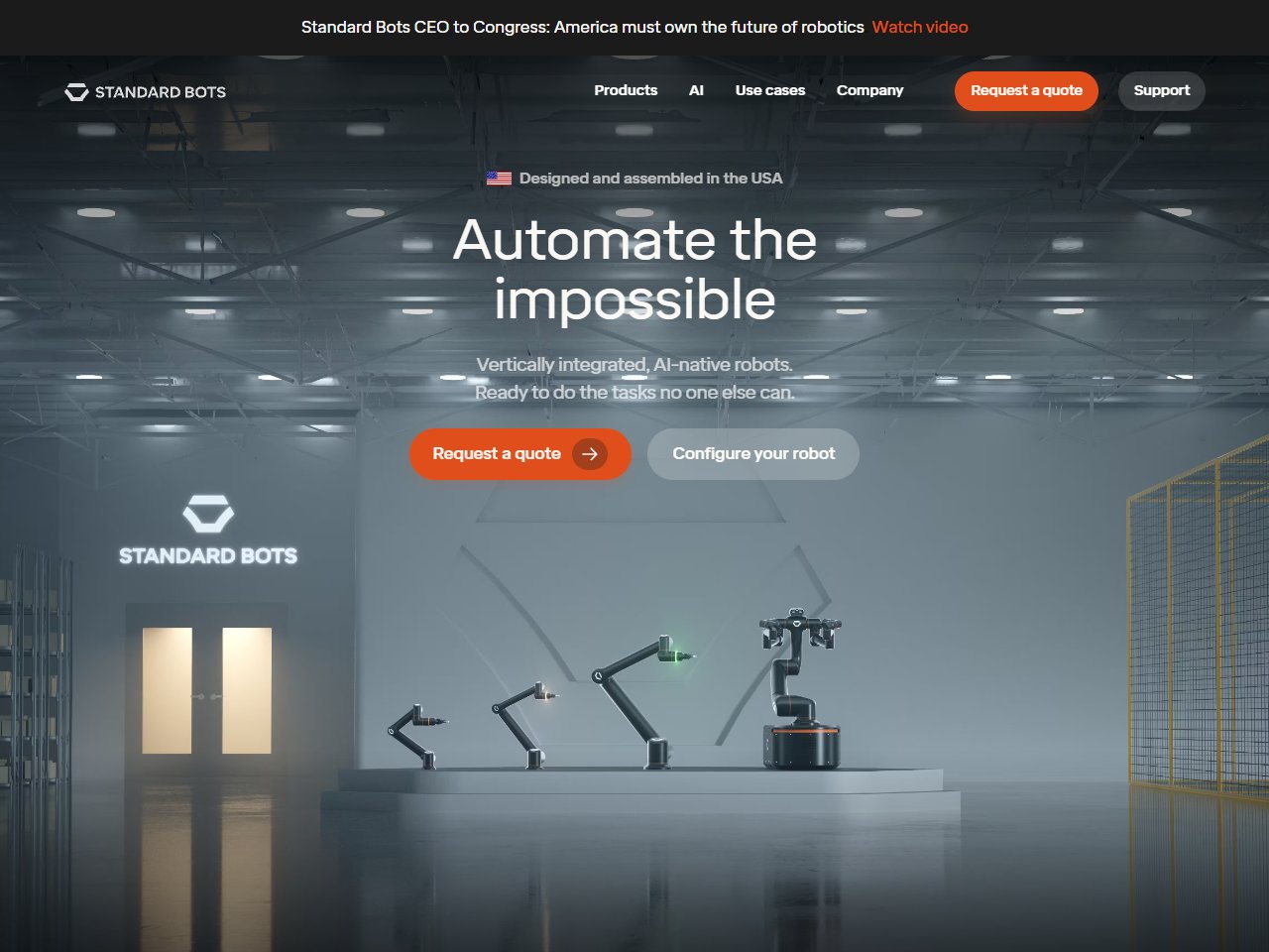 Screenshot of Standard Bots