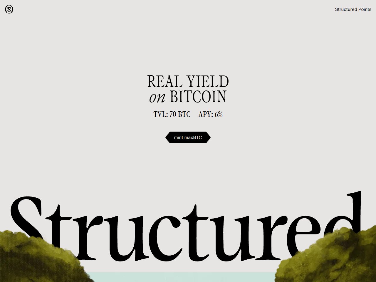 Screenshot of Structured Money