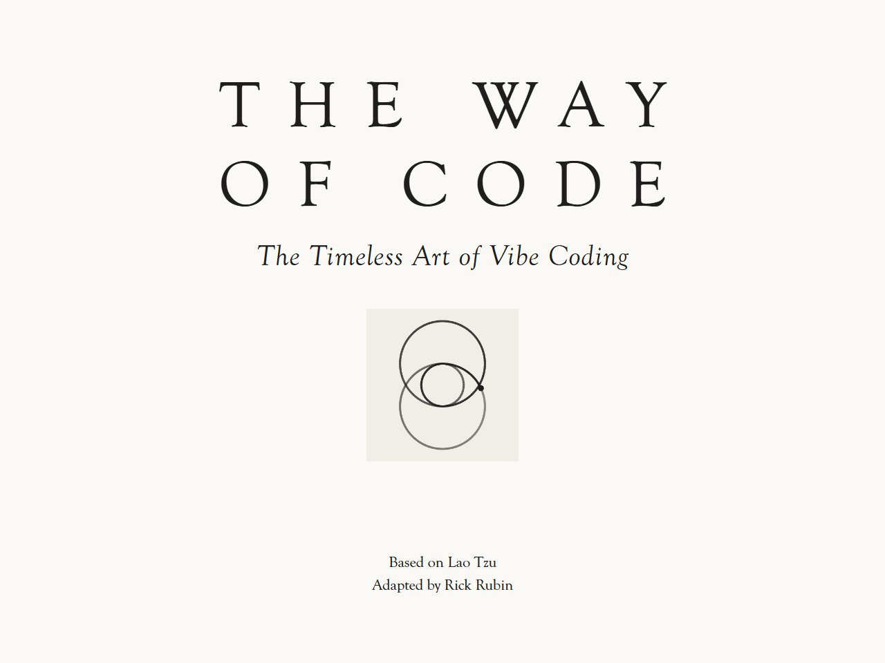 Screenshot of Way of Code